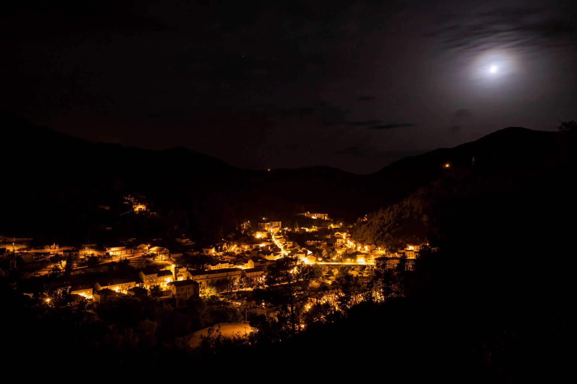 Trame noire - espace public