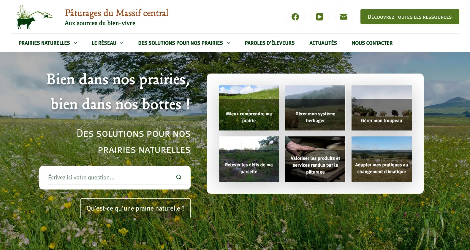 Pâturages du Massif central